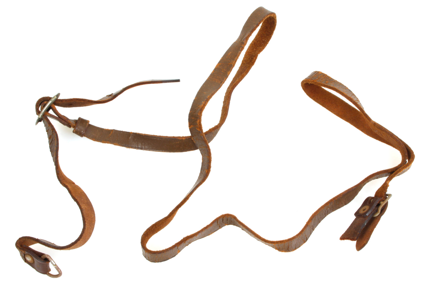 Vintage Camera Strap Brown Leather