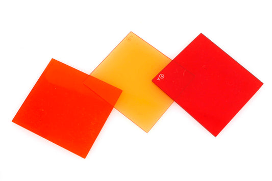 Cokin Filters (3) Coef X 4 Red, Coef X 1.8 Orange, Coef + 1 Orange