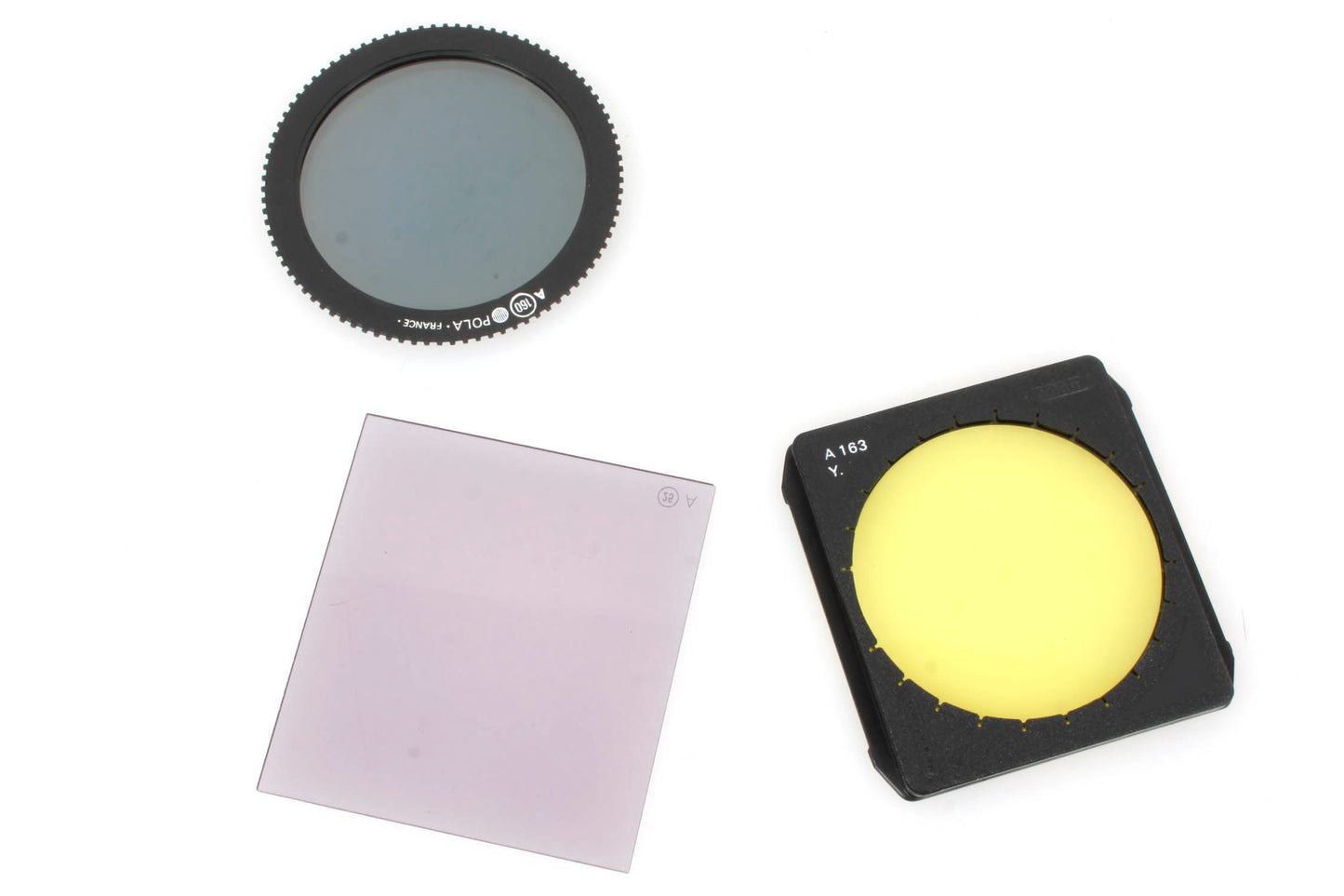 Cokin Filters (3) Pola Yellow, Coef. X 1.5 Blue, and Linear Pola