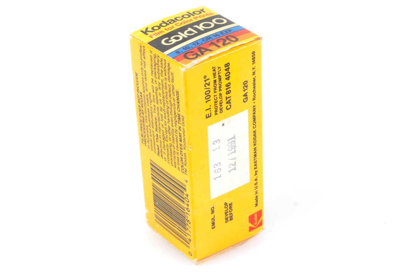 Kodak Gold 100 120mm Expired Film