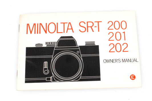 Minolta SRT 200, 201, 202 Owners Manual