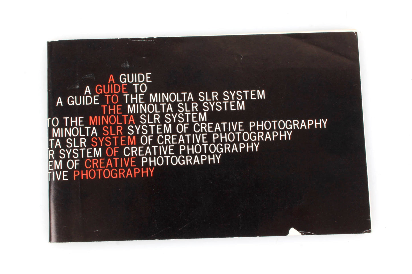 Minolta SLR Film System Guide
