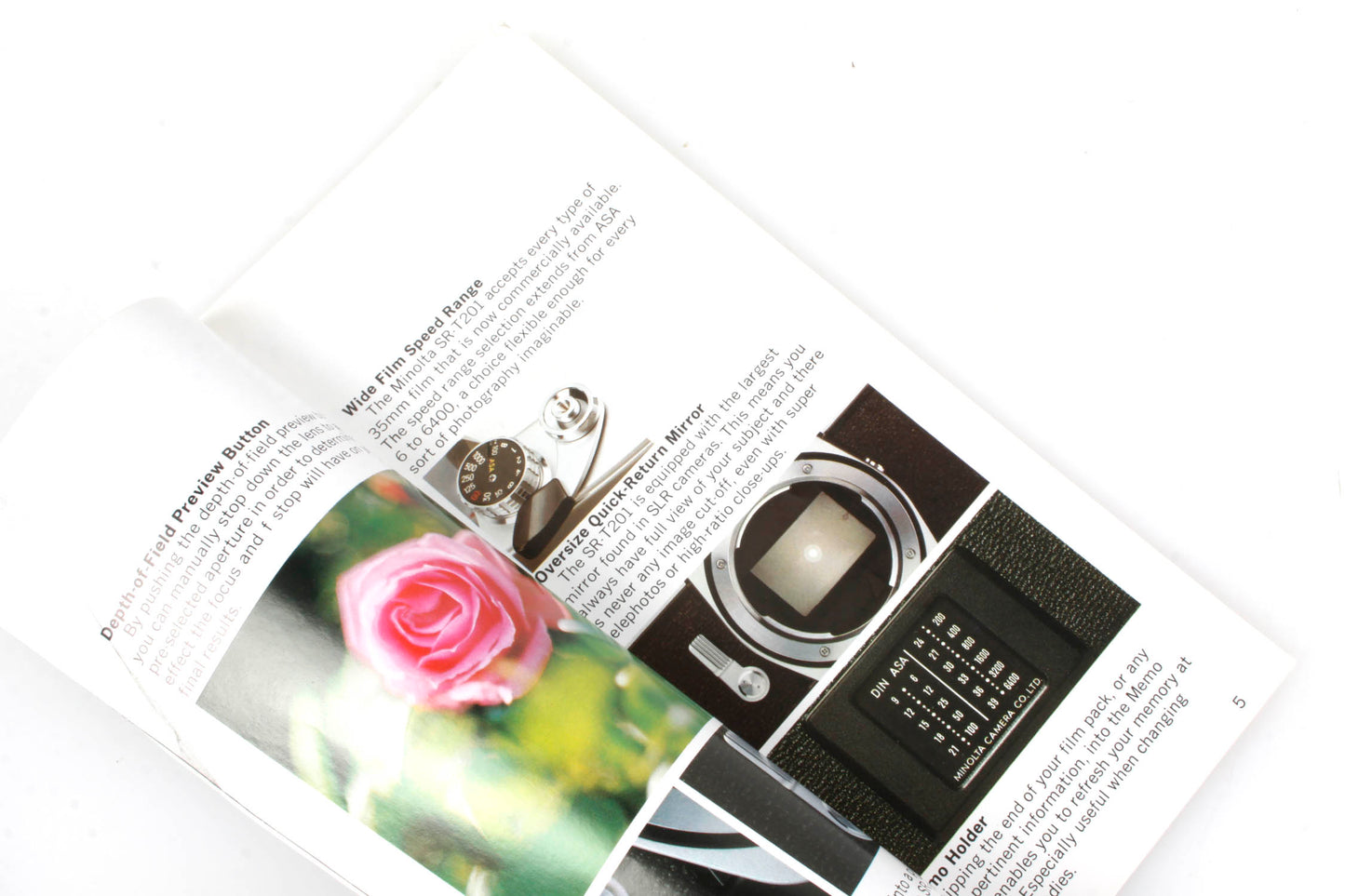 Minolta SRT + Flash Guide