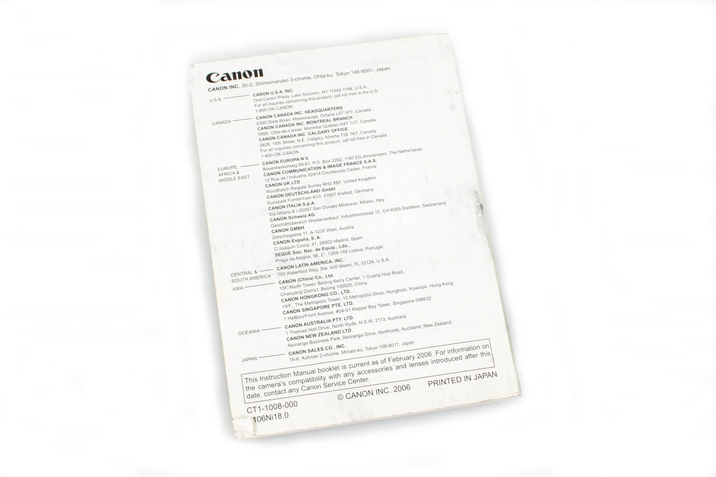 Canon 30D Manual
