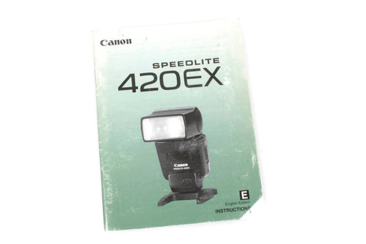 Canon Speedlite 420EX Flash Manual