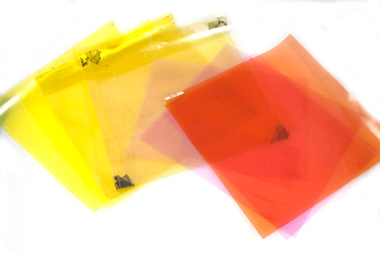 Color Gels 8X10 and Smaller Lot of 12