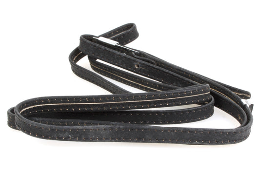 Vintage Camera Strap Black Leather 1980s