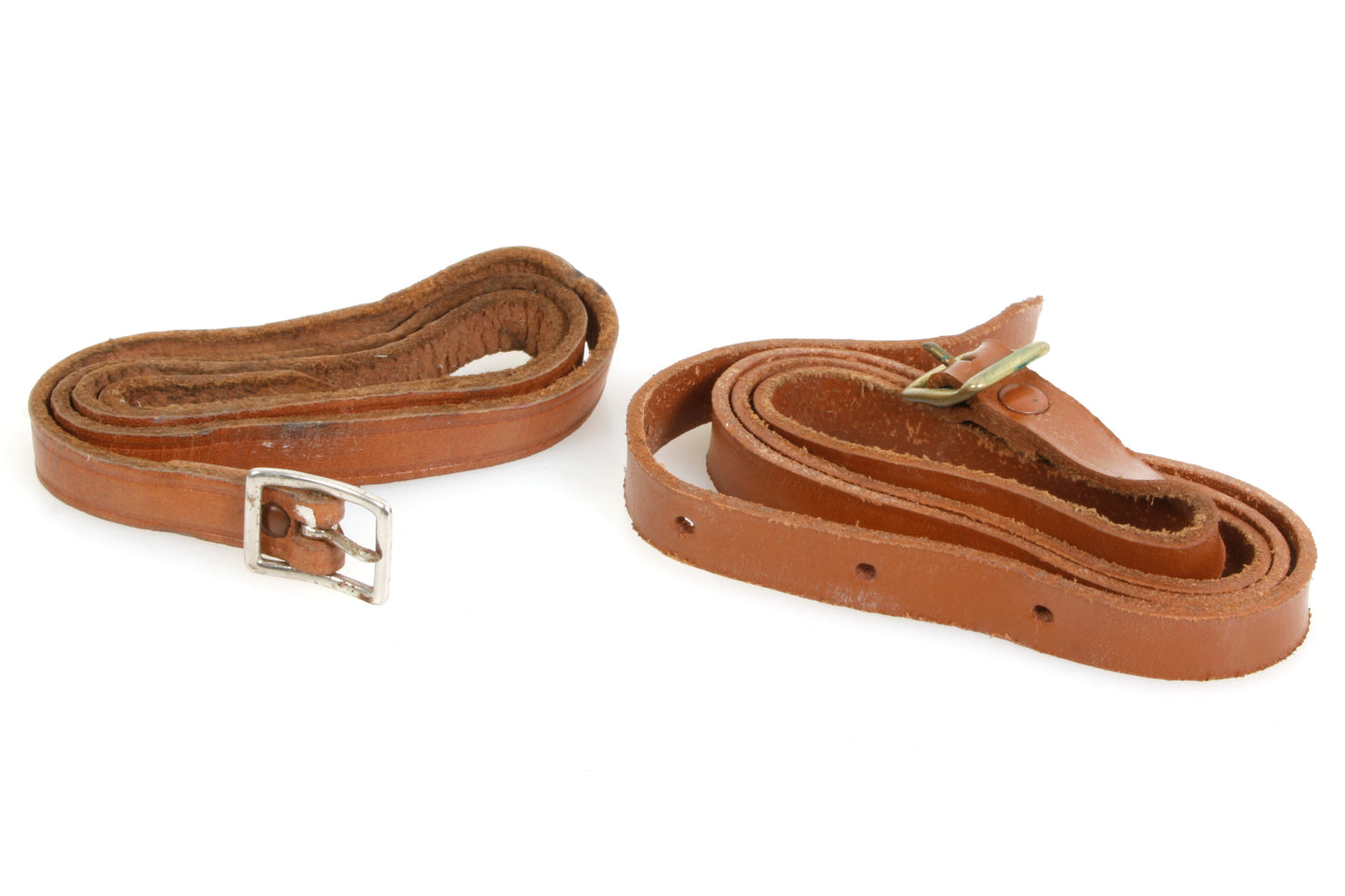 Vintage Camera Straps 1980s Set of 2 Leather