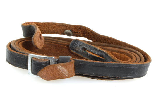 Vintage Camera Strap Black Leather