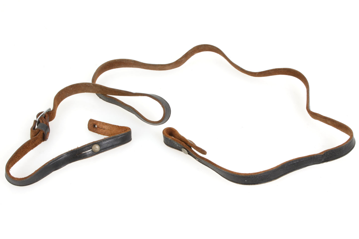 Vintage Camera Strap Black Leather