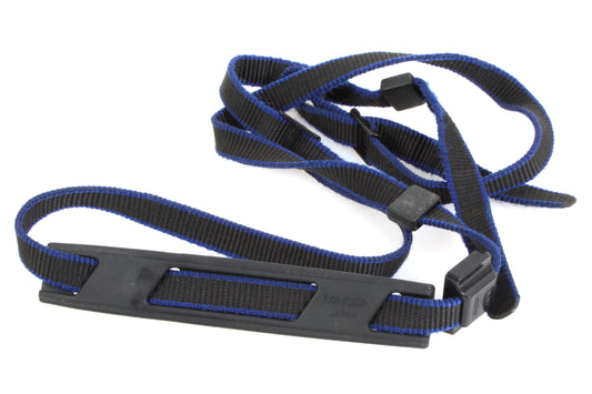 Vintage Minolta Camera Strap Blue/Black 1990s