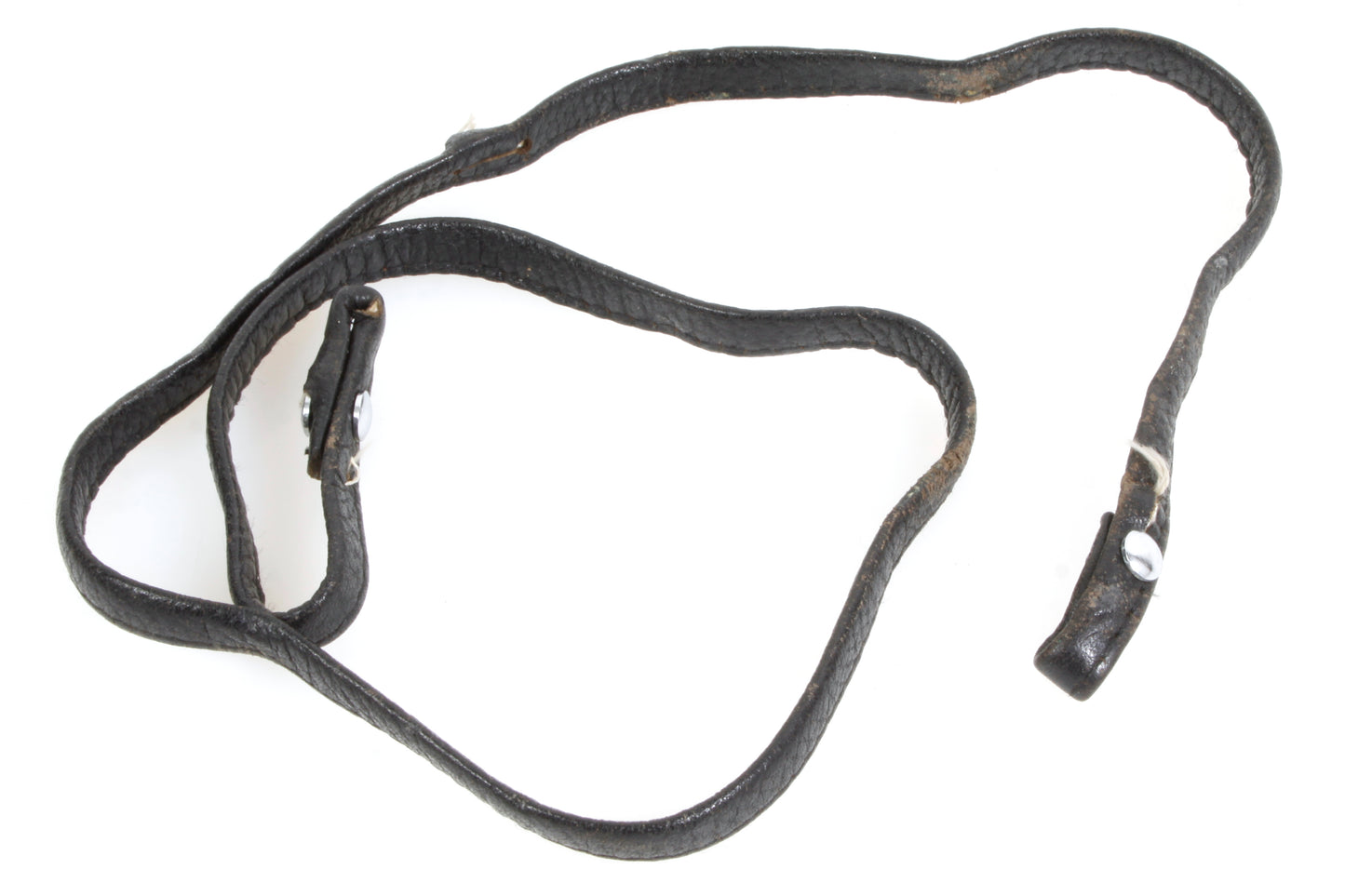 Vintage Camera Strap Black Leather 1970s