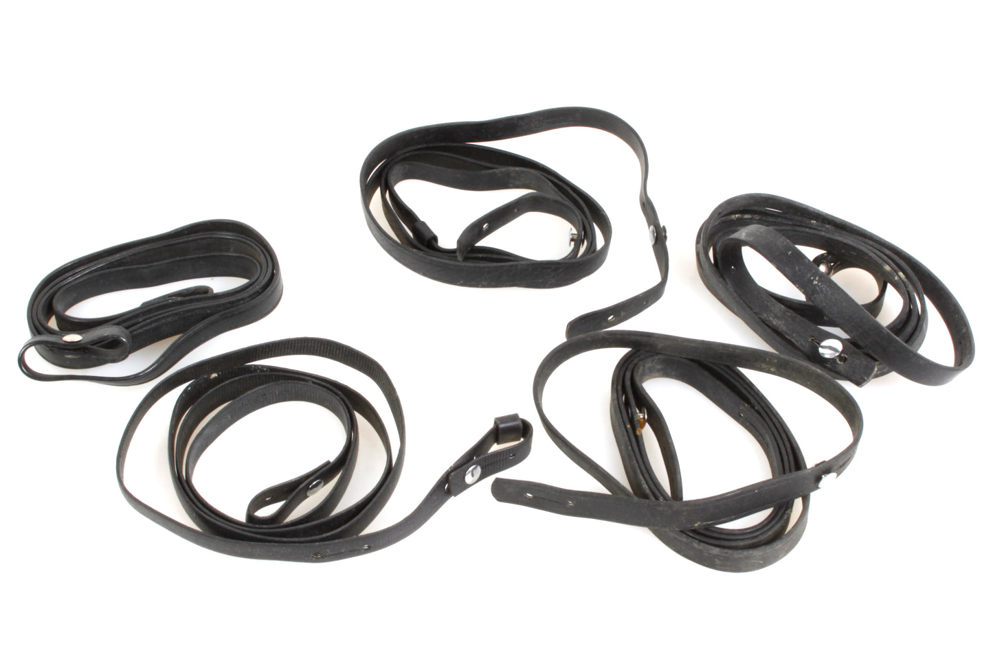 Vintage Camera Strap Black Thin Vinyl 1970-1980s