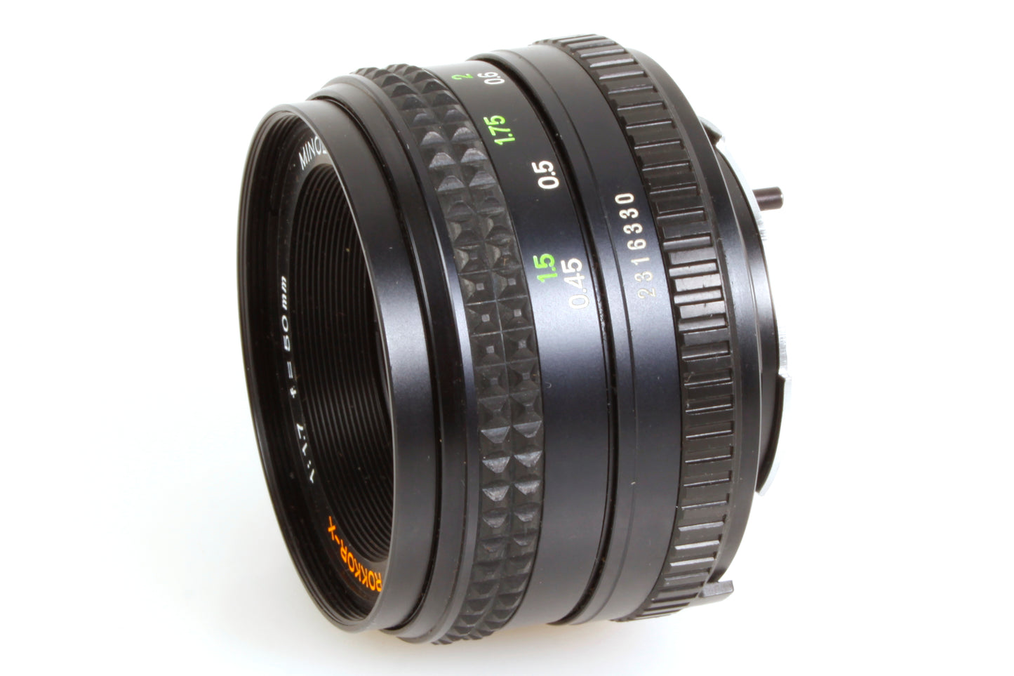 Minolta Rokkor-X MD 50mm 1.7 Prime Lens XGM X370 X570 X700