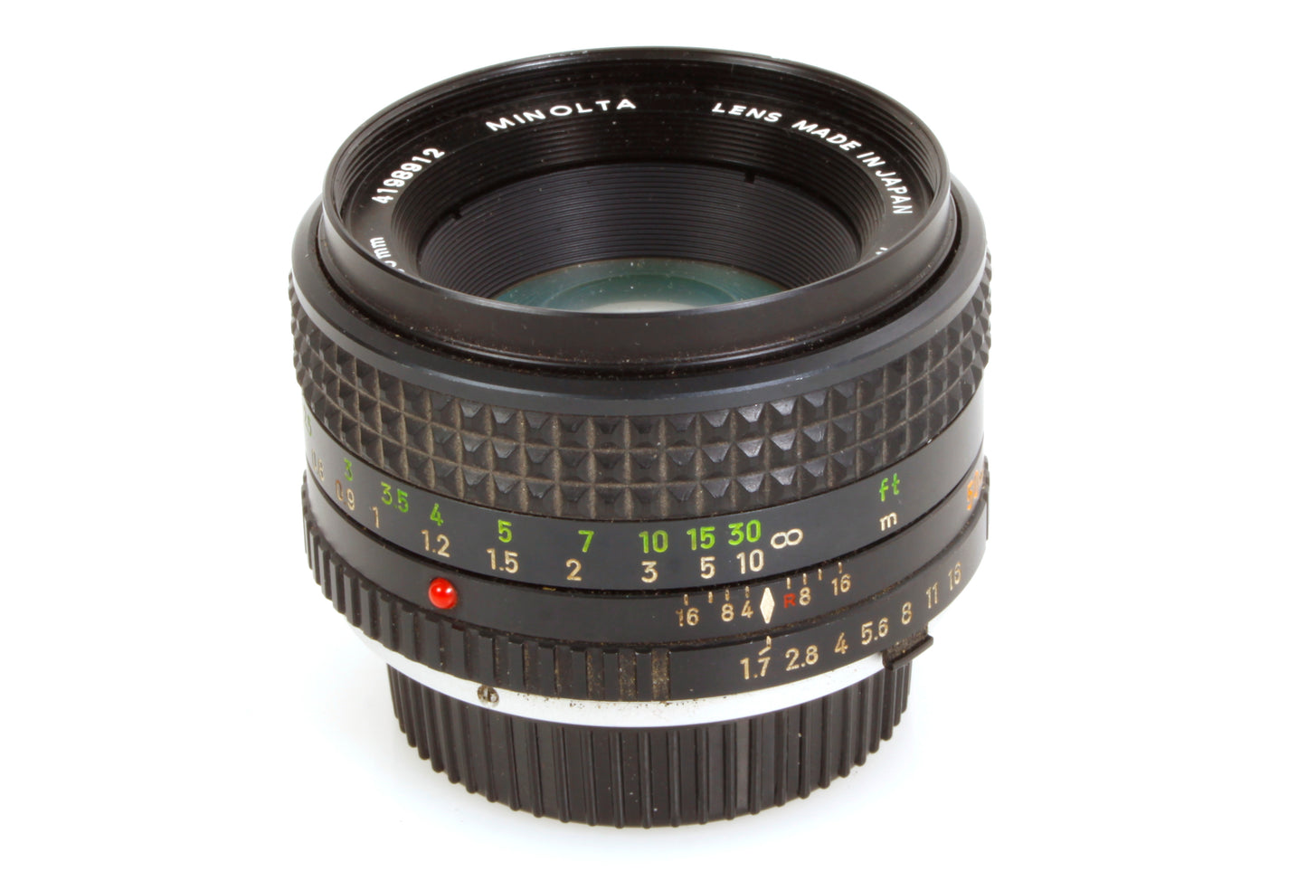 Minolta Rokkor-X MC 50mm 1.7 Prime Lens XGM X370 X570 X700