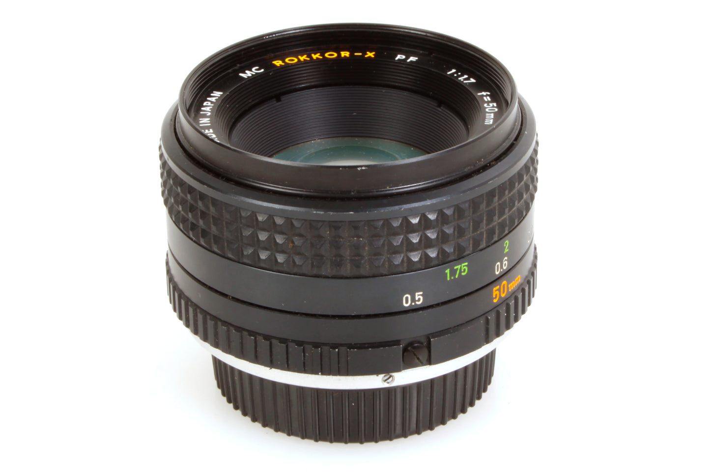Minolta Rokkor-X MC 50mm 1.7 Prime Lens XGM X370 X570 X700