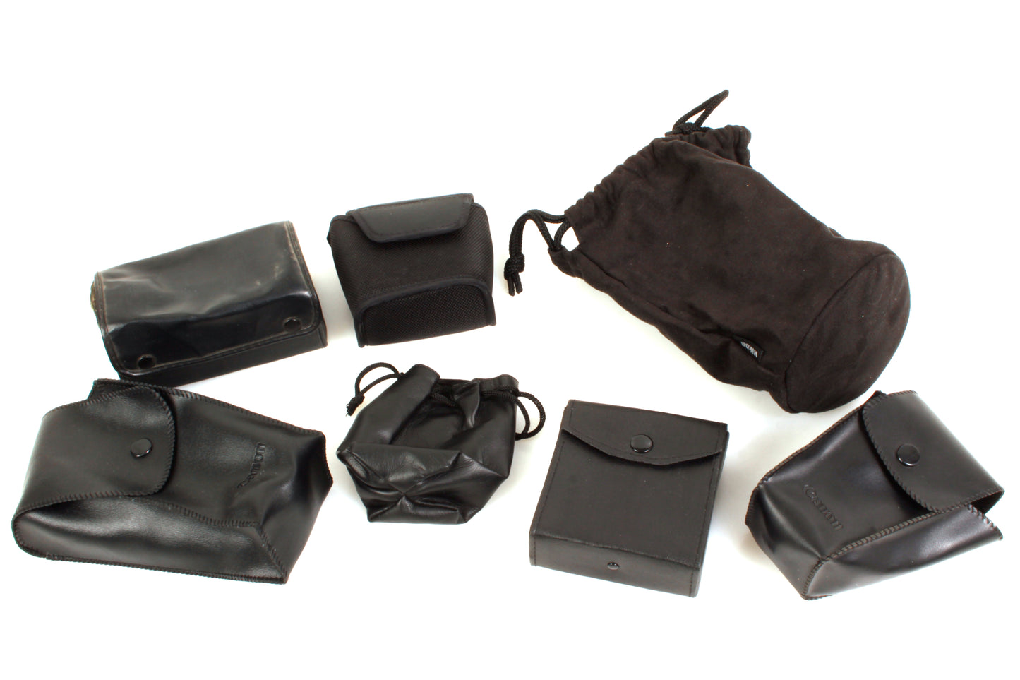 Camera Lens & Accessory Pouch Lot of 7