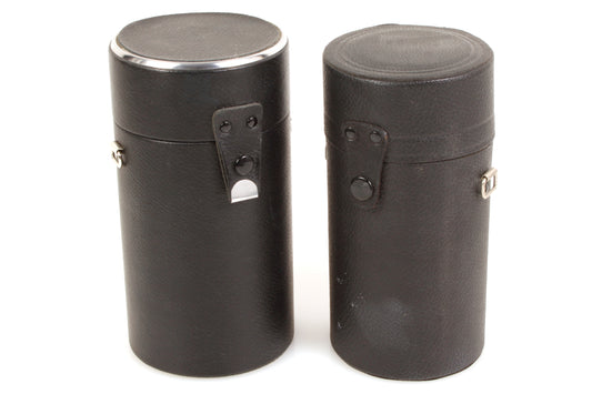 Camera Lens Cases (2) Hard Vintage - Set of 2