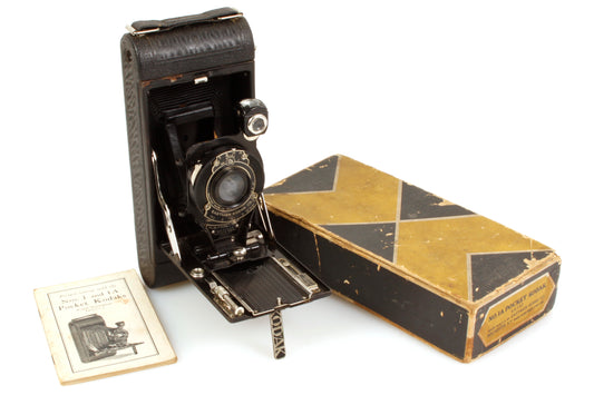 Kodak Pocket 1A Art Deco Camera in Box w Manual - Prop or Display Only
