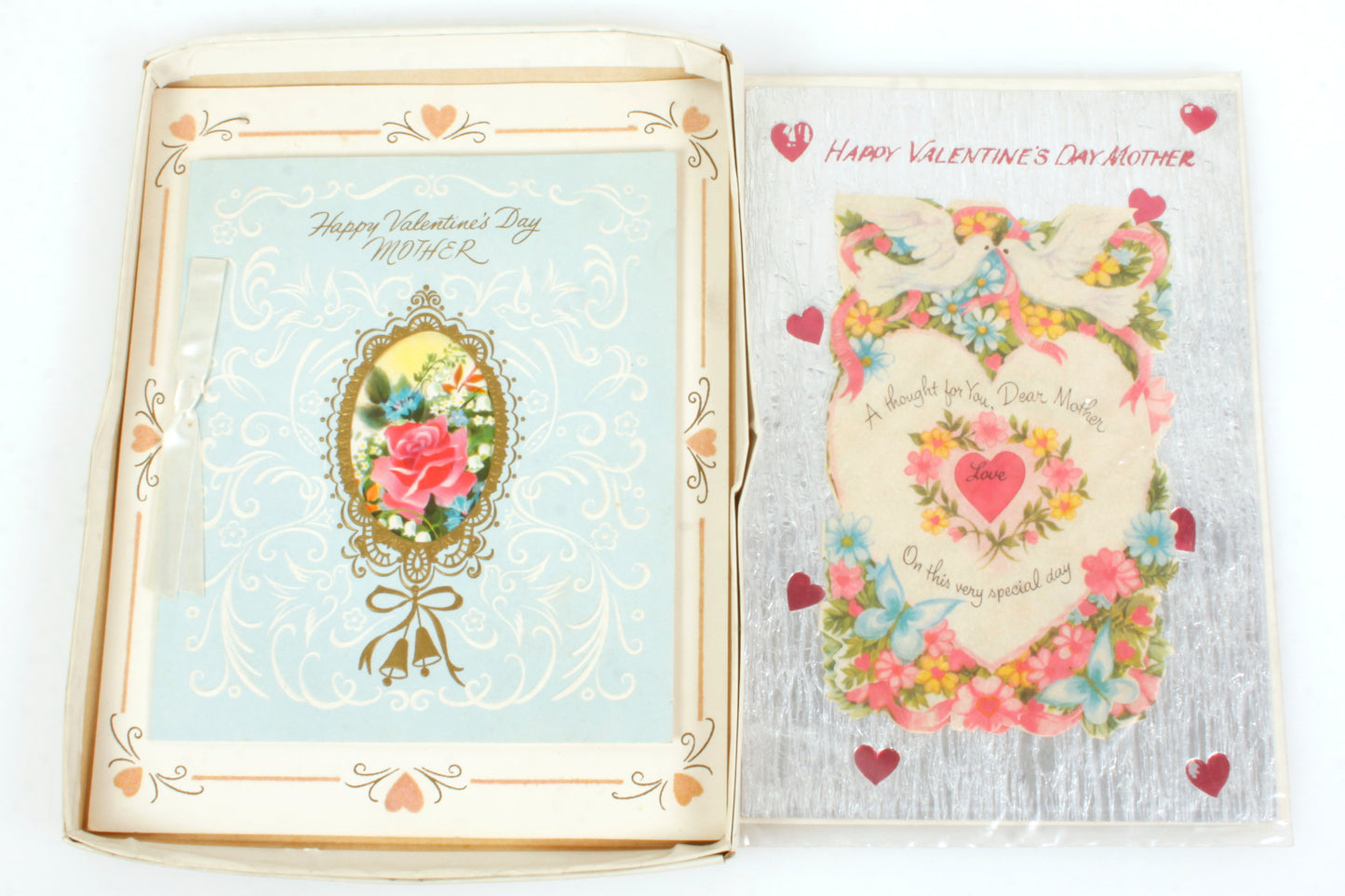 Vintage Greeting Cards - Valentines Day for Mother, Get Well Soon