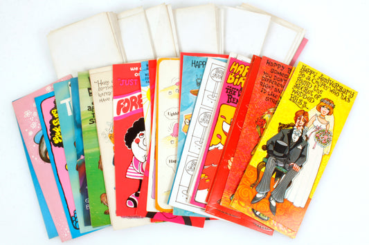 Greeting Cards (30 Plus) 1960s-70s Bell Bottoms Hippie Pink