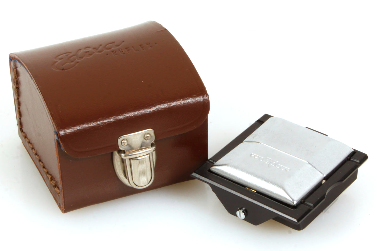 Wirgin Waist Level Viewfinder for Edixa Reflex SLR Cameras w/ Leather Case