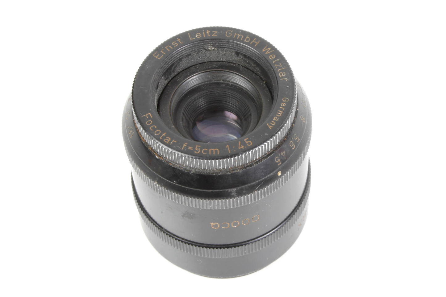 Leitz Wetzlar Focotar 50mm F/4.5 Lens with DOORX 17675 Extension Tube