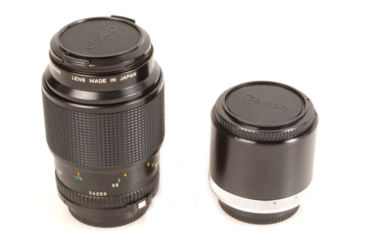 Canon FD 100mm F/4 Macro Lens w/ Extension Tube In Box
