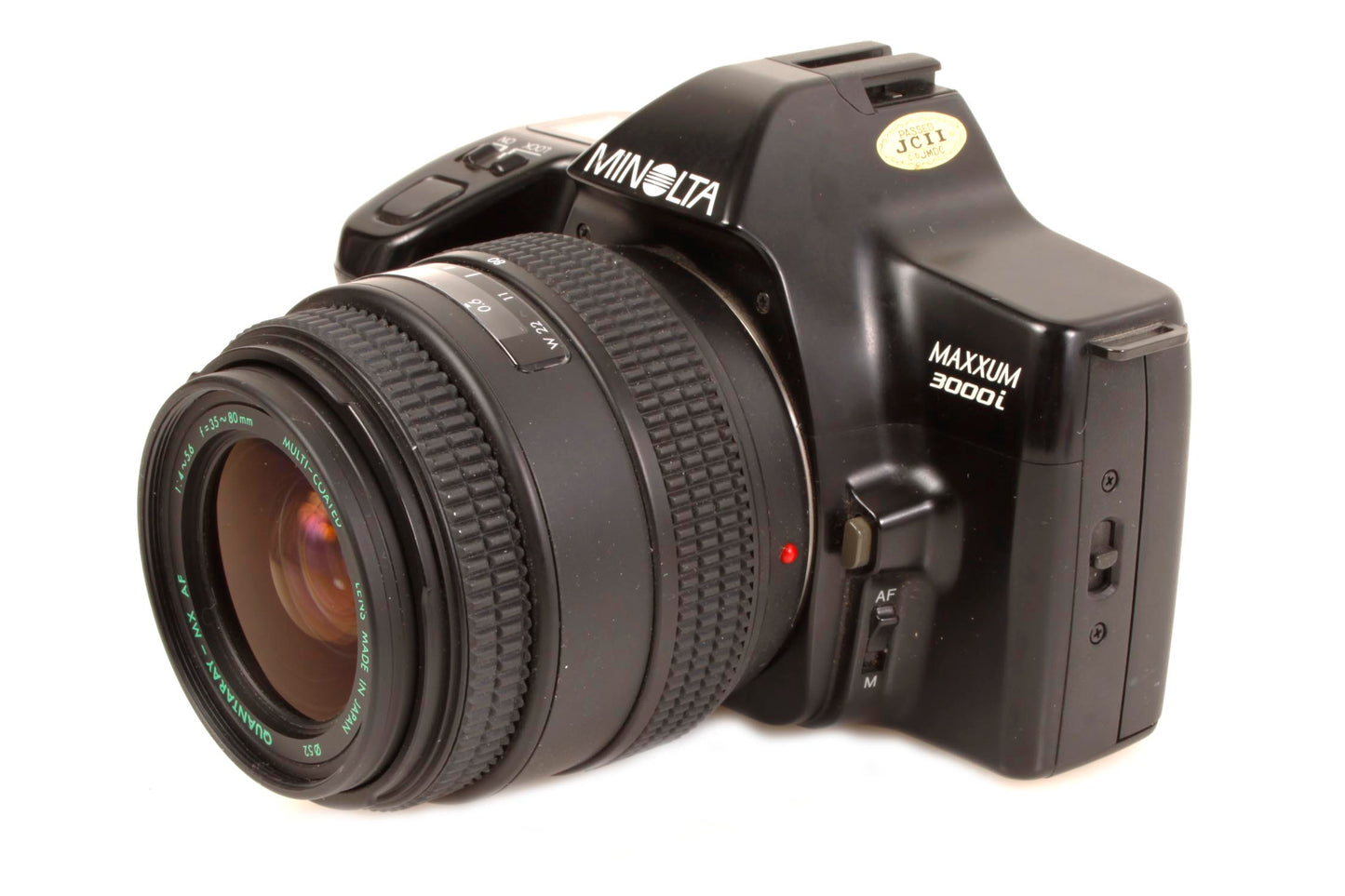 Minolta Maxxum 3000i 35mm Film Camera Bundle + Film