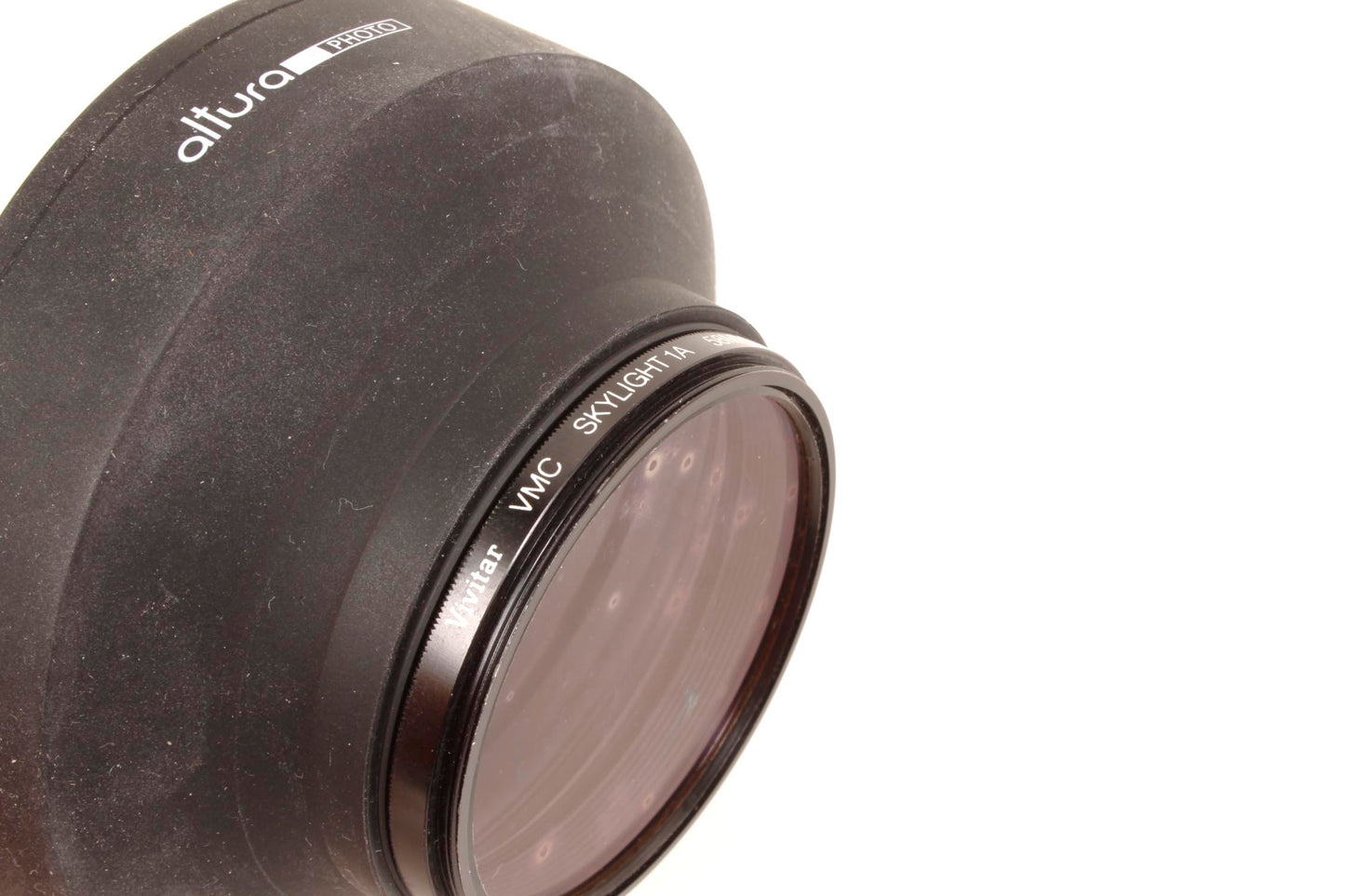 Vivitar 58mm UV Filter + Hood