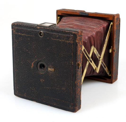MONROE POCKET NO.2 (RARE) 3.5x3.5 PLATE, STRUT CAMERA 1898