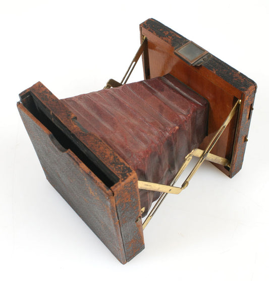 MONROE POCKET NO.2 (RARE) 3.5x3.5 PLATE, STRUT CAMERA 1898