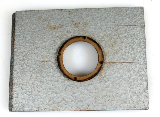 LENS BOARD 5-1/8 BY 6-4/4 INCHES W/ 45MM OPENING