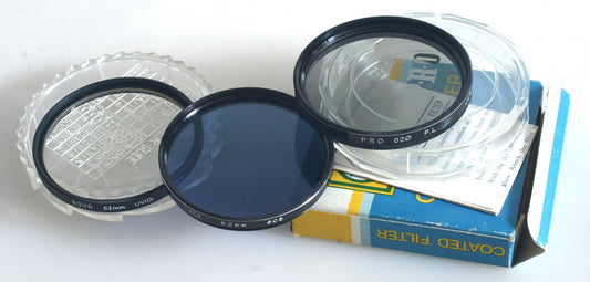 62MM FILTERS, SET OF 3