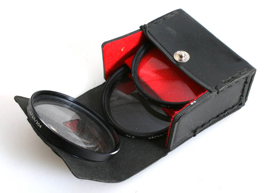 52MM CLOSE UP FILTERS SET OF 3 IN CASE