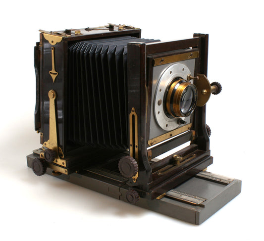 AGFA/ANSCO UNIVERSAL 5X7 CAMERA W/ 8 SERIES II LENS, 210MM F4.5 & MORE
