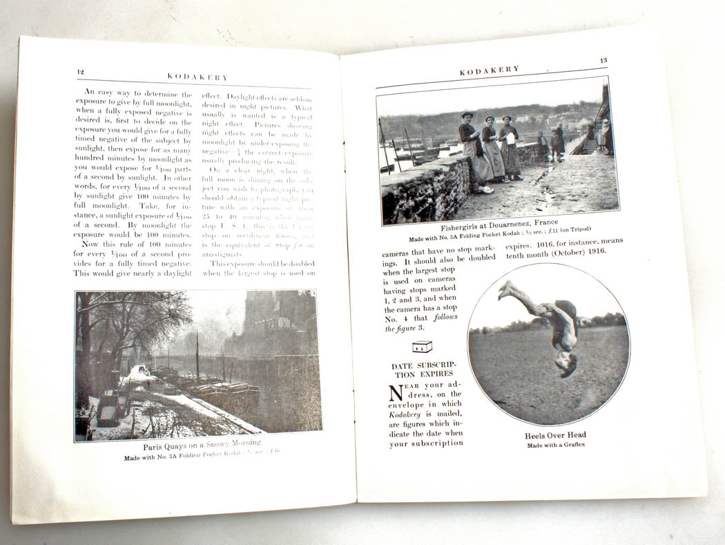 VINTAGE KODAKERY MAGAZINE FOR AMATEUR PHOTOGRAPHERS, JULY 1916 EDITION