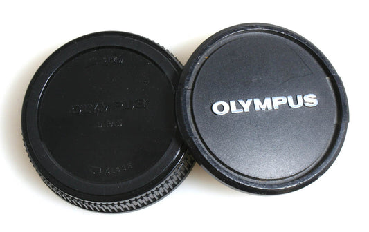 49mm Olympus Front Lens Cap & Rear Lens Cap