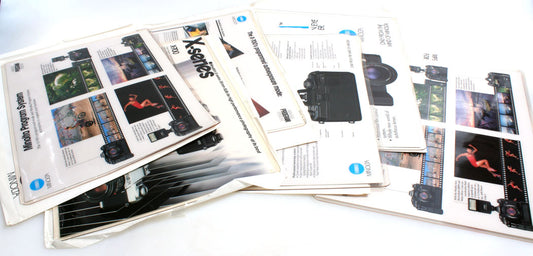 Minolta Counter Matts, Set of 6//Camera Advertisement