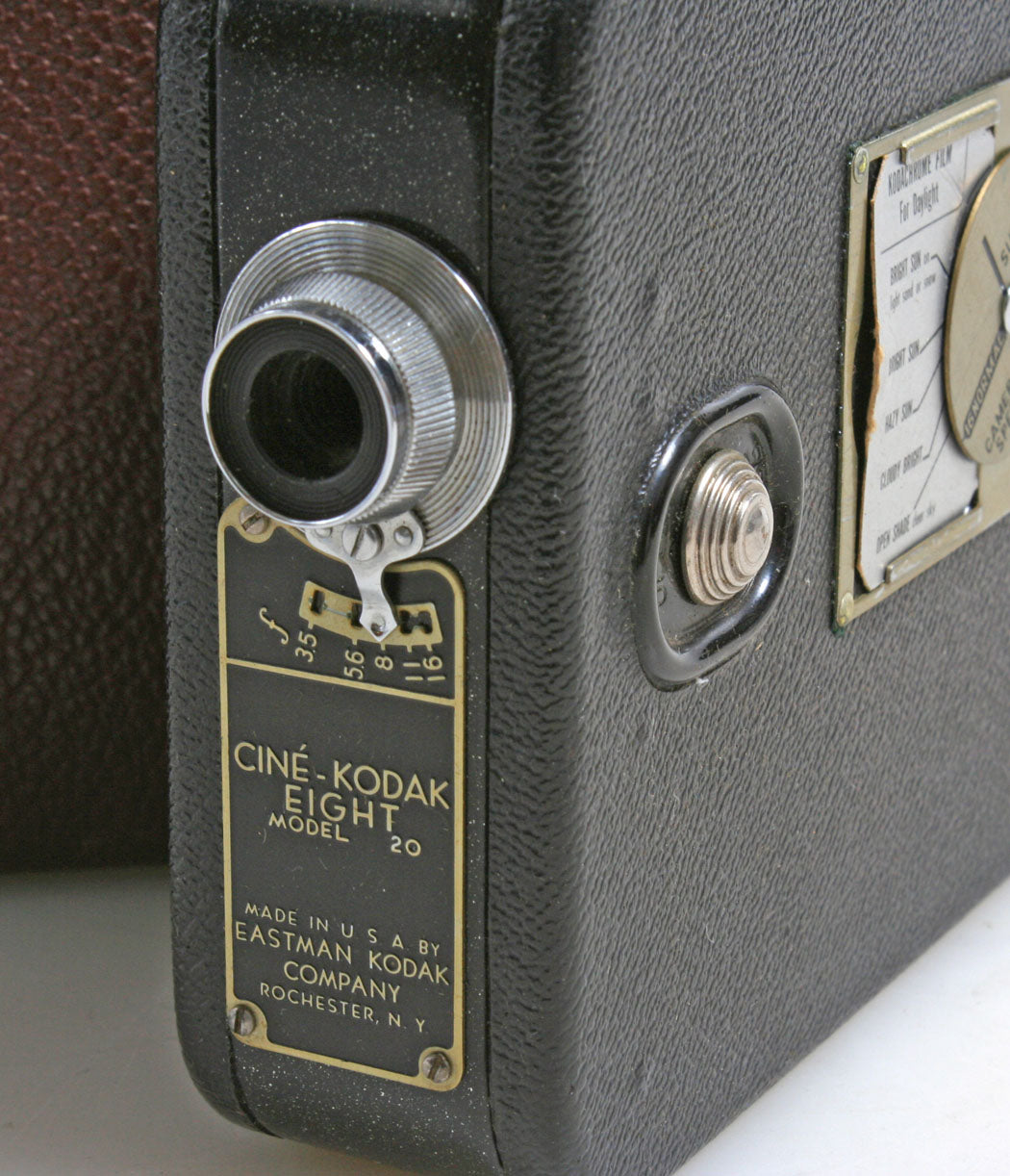 Movie Camera in Leather Case//Cine Kodak//8mm