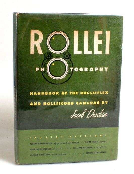 Rolleiflex Handbook by Jacob Deschin//Hardback Book//How To photograph