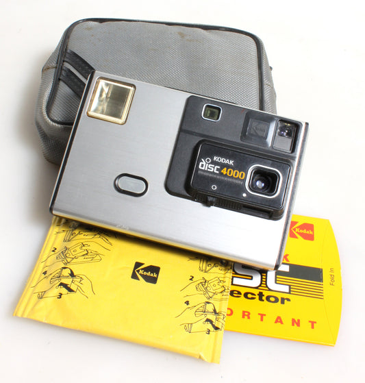 Kodak Disc Camera 4000 in Case and Film Pack