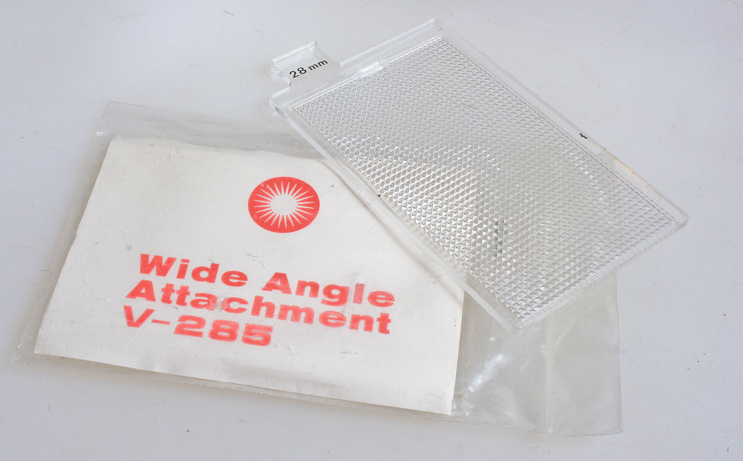 VIVITAR V-285 WIDE ANGLE ATTACHMENT DIFFUSER FOR VIVITAR 285 FLASH, NEW