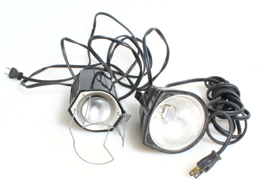 VIDEO CAMERA LIGHTS WITH WORKING BULBS SET OF 2