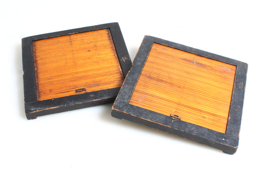 CONTACT PRINTING FRAME WITH ROLLTOP VINTAGE SET OF 2