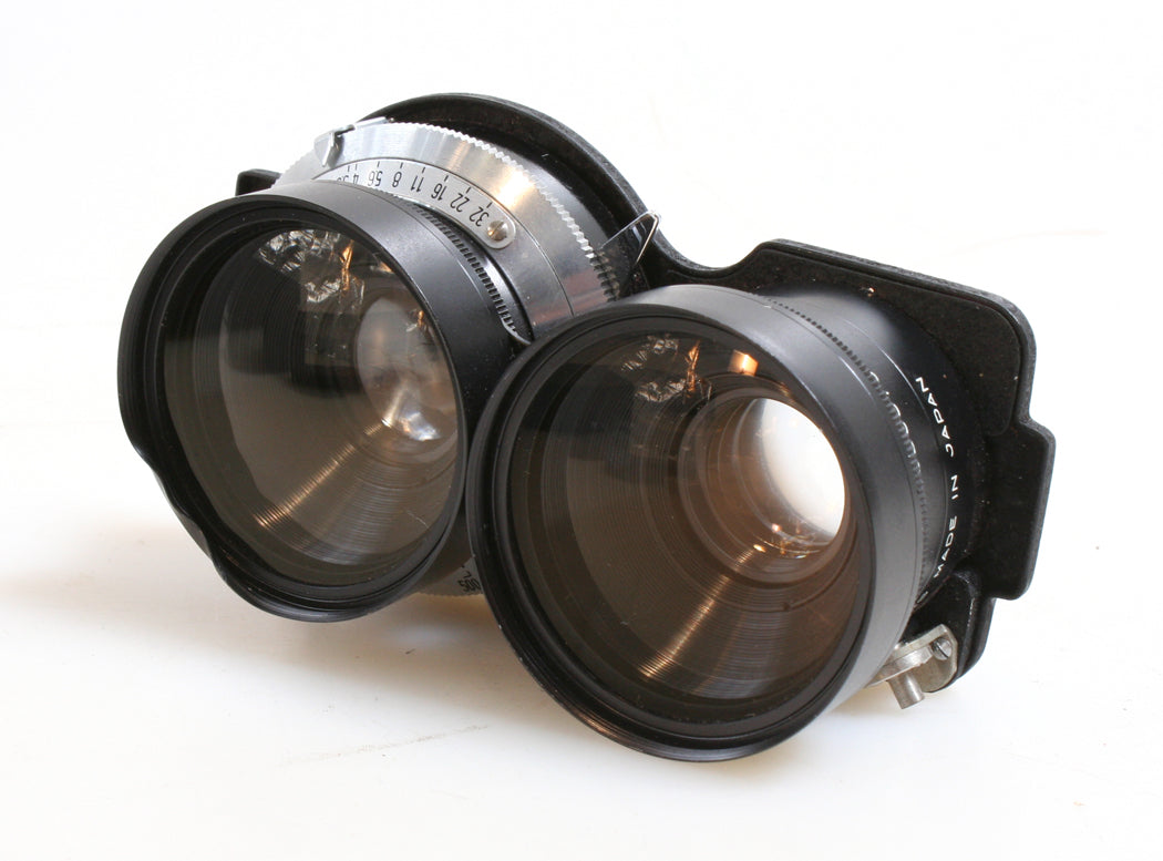 65MM F/3.5 MAMIYA C SERIES TLR LENS WITH ORIGINAL FRONT CAP + CASE + SCREEN