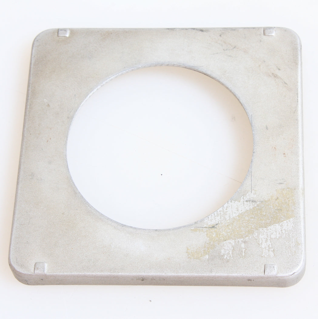 GRAFLEX LENS BOARD, 2 1/2 x 2 1/2 INCHES, W/ 40MM HOLE