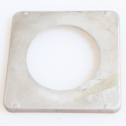 GRAFLEX LENS BOARD, 2 1/2 x 2 1/2 INCHES, W/ 40MM HOLE