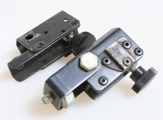 LOWELL LIGHT STAND ADAPTERS, SET OF 2, METAL, HEAVY DUTY
