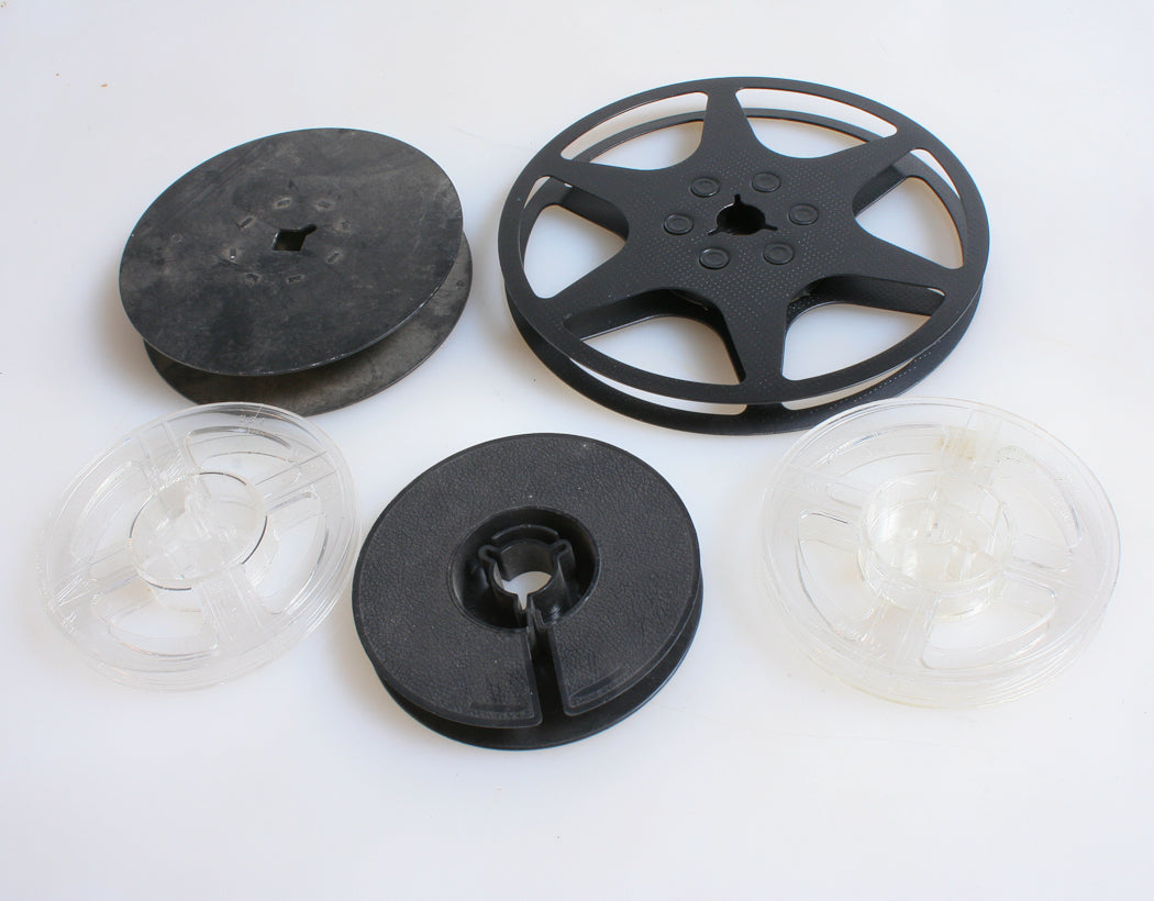 MOVIE REELS, ASSORTED SIZES, SET OF 5